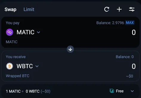 Swapping Cryptocurrency Step 12. 1inch decentralized exchange. 