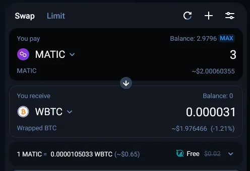 Swapping Cryptocurrency Step 15. 1inch decentralized exchange. 