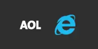 WWW WEB1 examples. AOL and Internet Explorer.